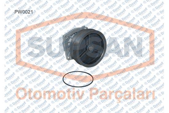 SUPSAN PW0021 Devirdaim  Fiat Brava Bravo 96-01 Doblo 2001-> Marea 99-02 Palio 1996>  1.6 16v